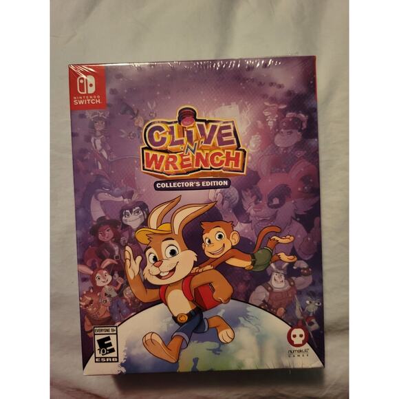 Clive 'N' Wrench Collector's Edition Nintendo Switch Brand New Sealed